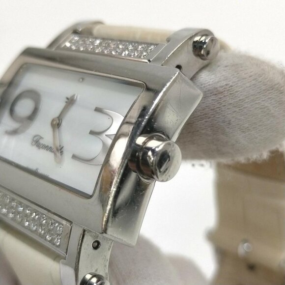 Façonnable 38mm Silver Diamond Square Watch 862915 main image 8